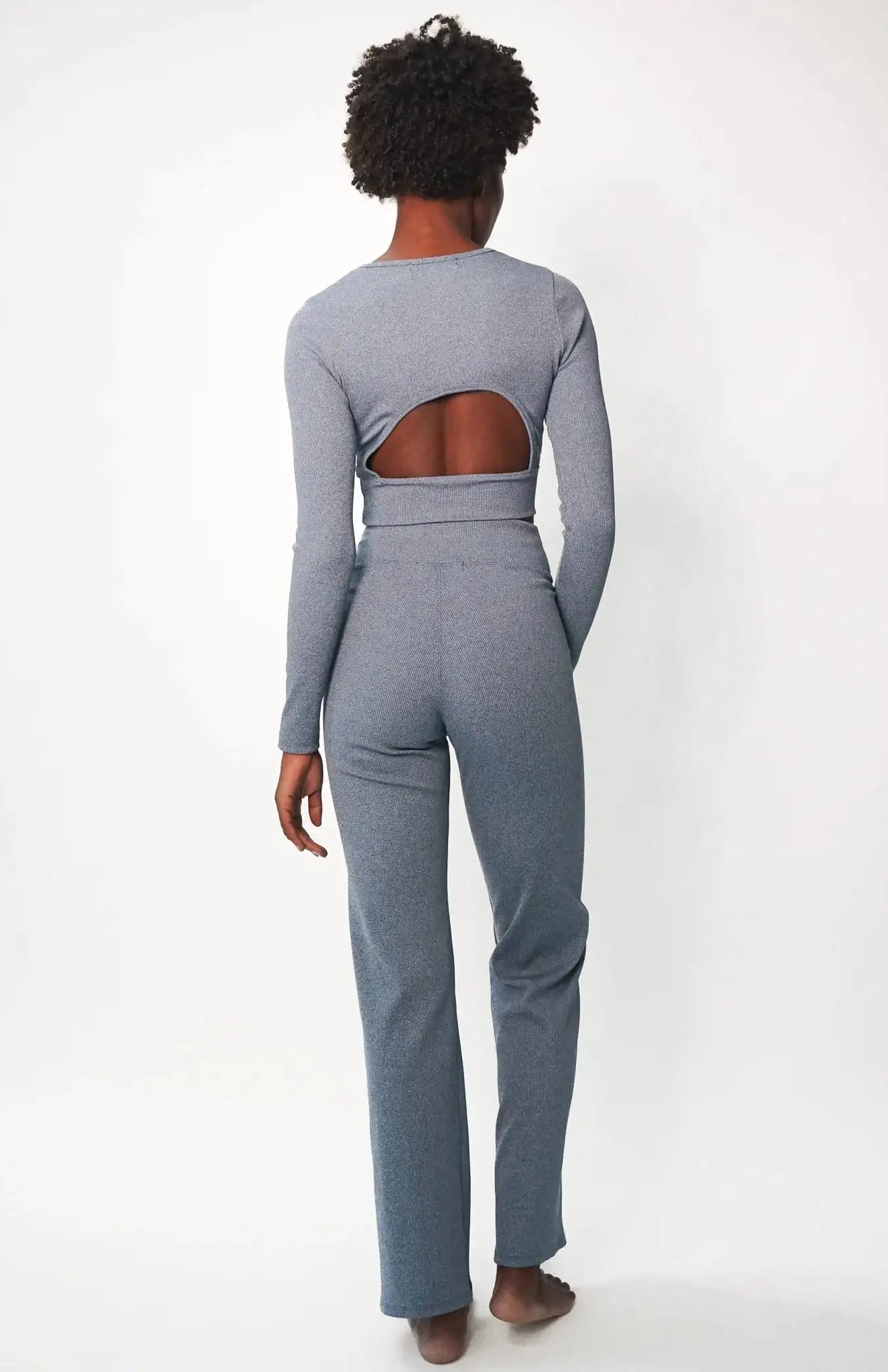 Electric & Rose Ella Ribbed Lounge Pants Trousers by Electric and Rose as seen on celebrities