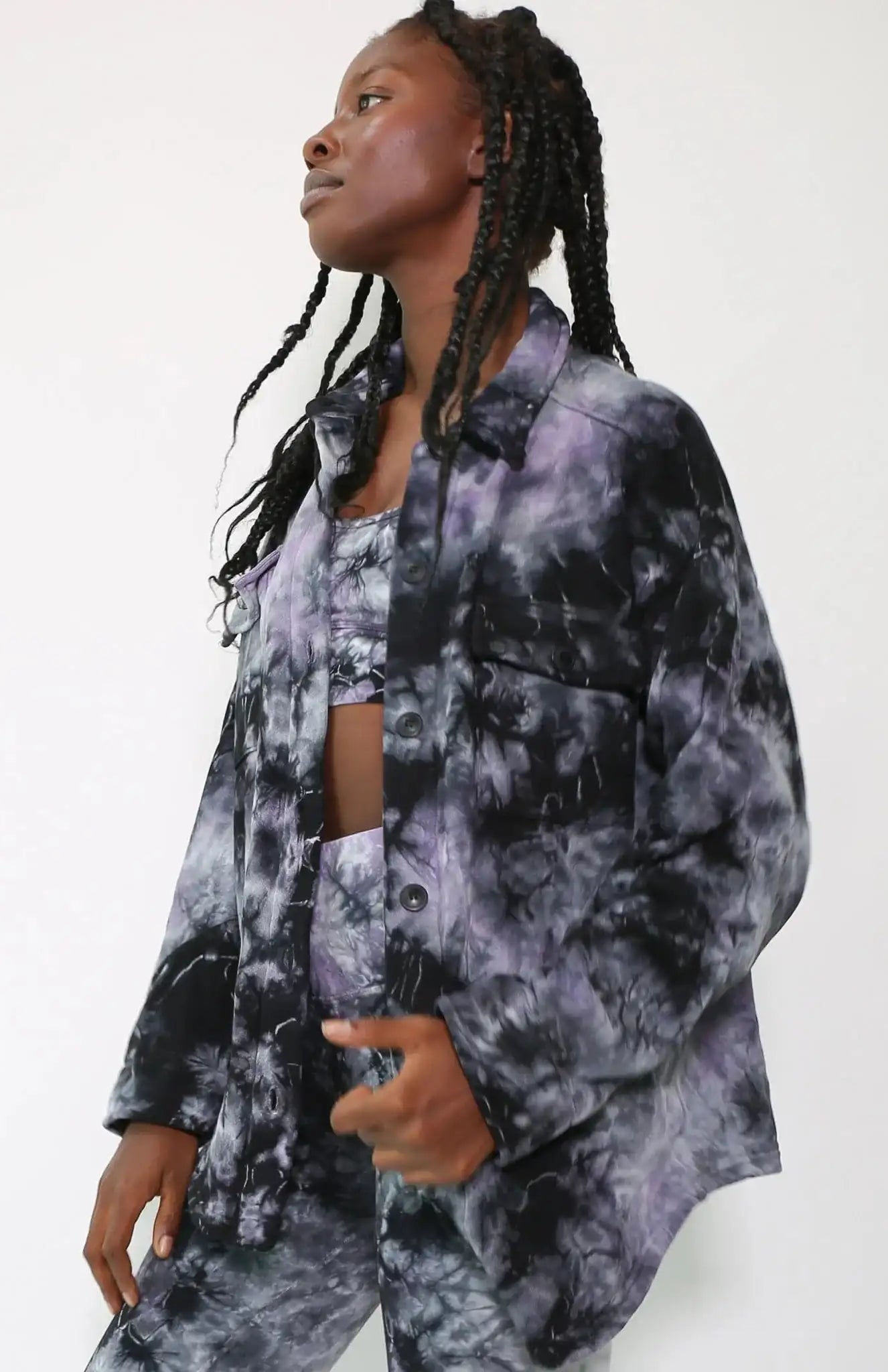 Electric & Rose Soho Sweatshirt Jacket Jacket by Electric and Rose as seen on celebrities