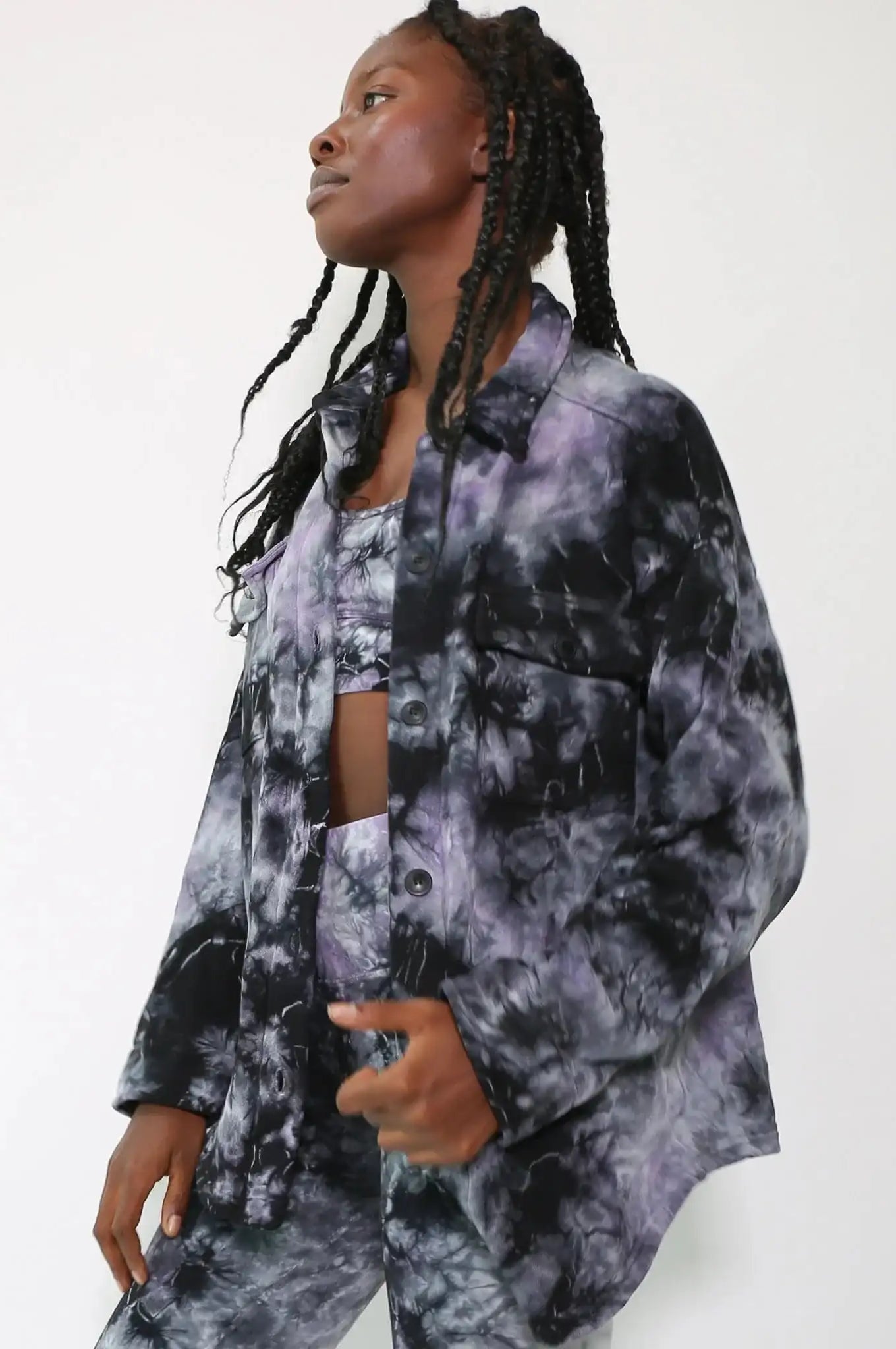 Electric & Rose Soho Sweatshirt Jacket Jacket by Electric and Rose as seen on celebrities