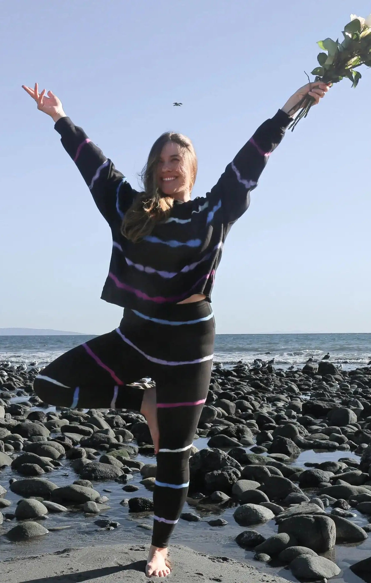 Electric & Rose Sunset Onyx Leggings as seen on Malin Andersson Leggings by Electric and Rose as seen on celebrities