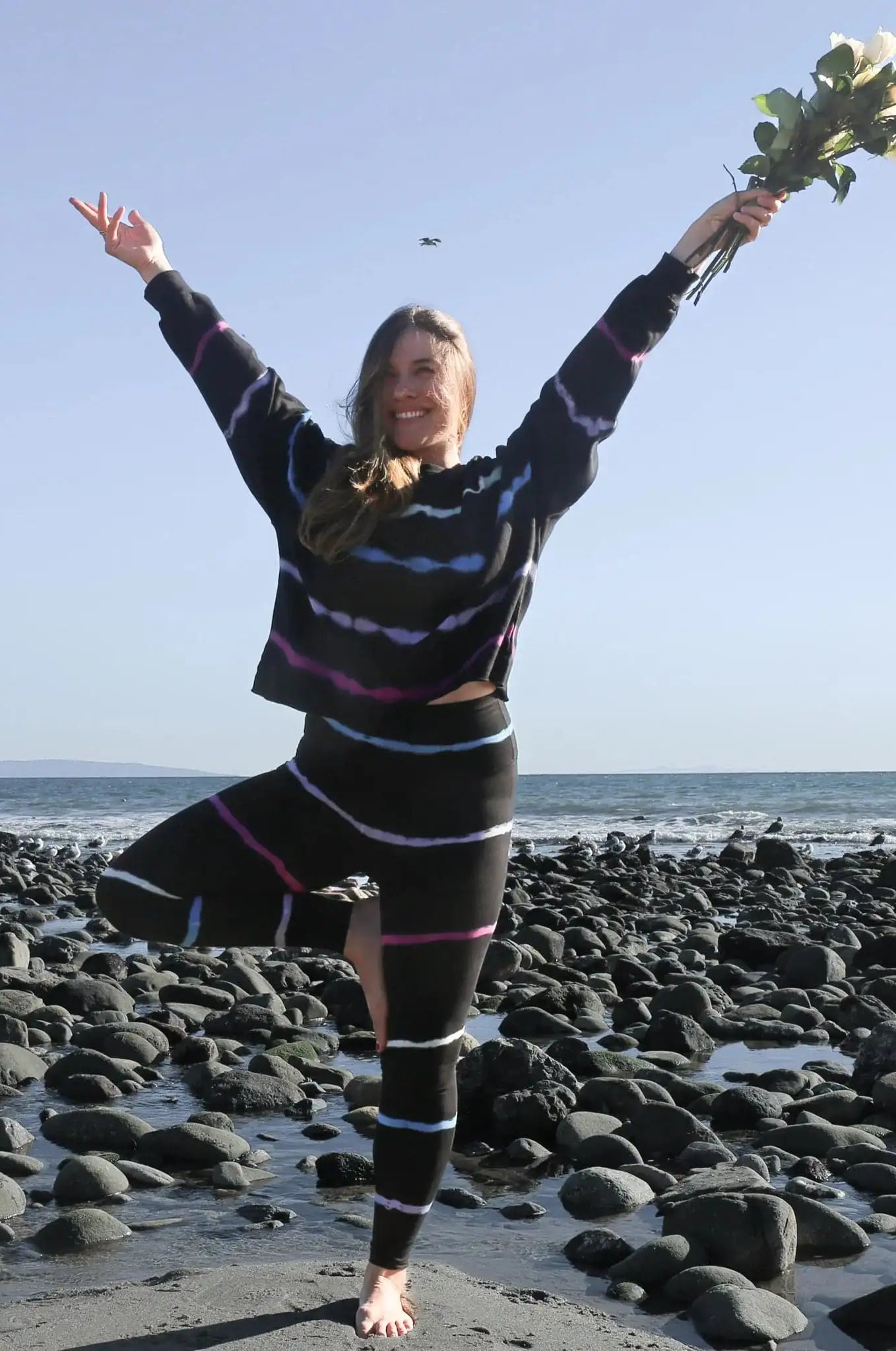 Electric & Rose Sunset Onyx Leggings as seen on Malin Andersson Leggings by Electric and Rose as seen on celebrities