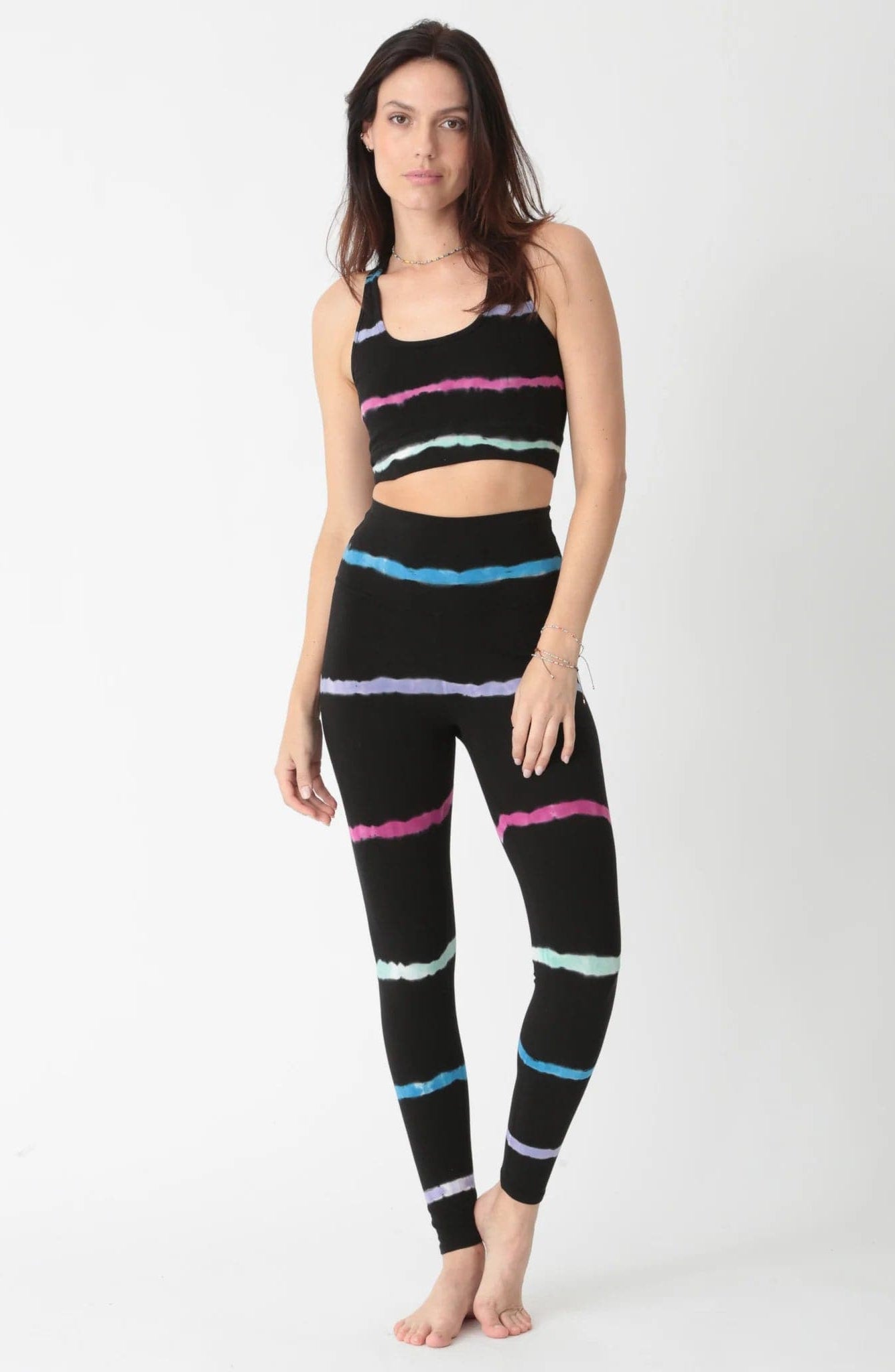 Electric & Rose Sunset Onyx Leggings as seen on Malin Andersson Leggings by Electric and Rose as seen on celebrities