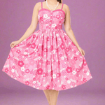 Barbie X Unique Vintage Pink Barbie Print Swing Dress Dress by Unique Vintage as seen on celebrities