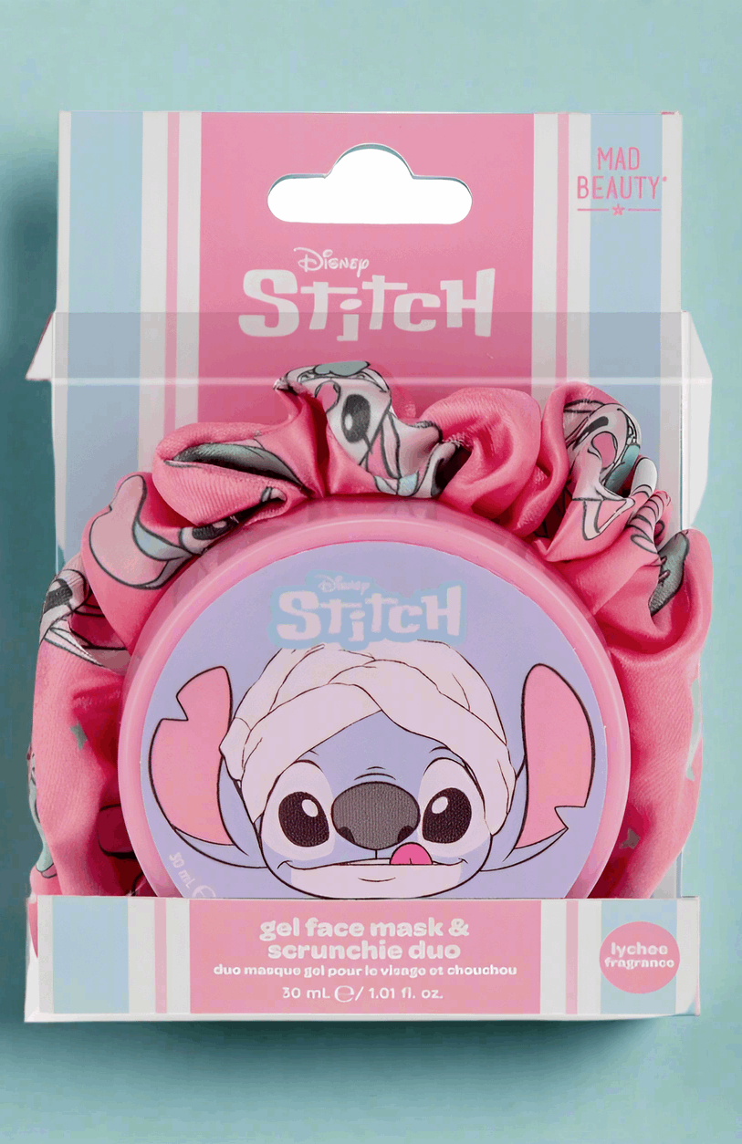 Disney Stitch Pamper Gel Face Mask & Scrunchie Duo