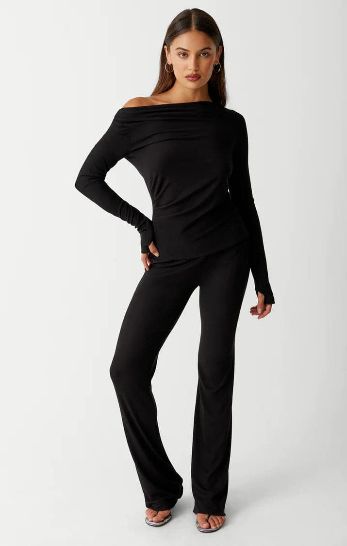 Frankies Bikinis Dahlia Long Sleeve T-Shirt Long Sleeved Top by Frankies Bikinis as seen on celebrities