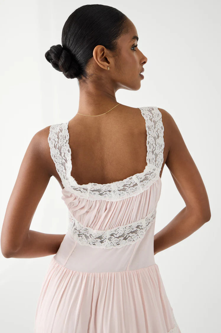 Frankies Bikinis Dakota Maxi Dress in Sweet Dreams Maxi Dress by Frankies Bikinis as seen on celebrities