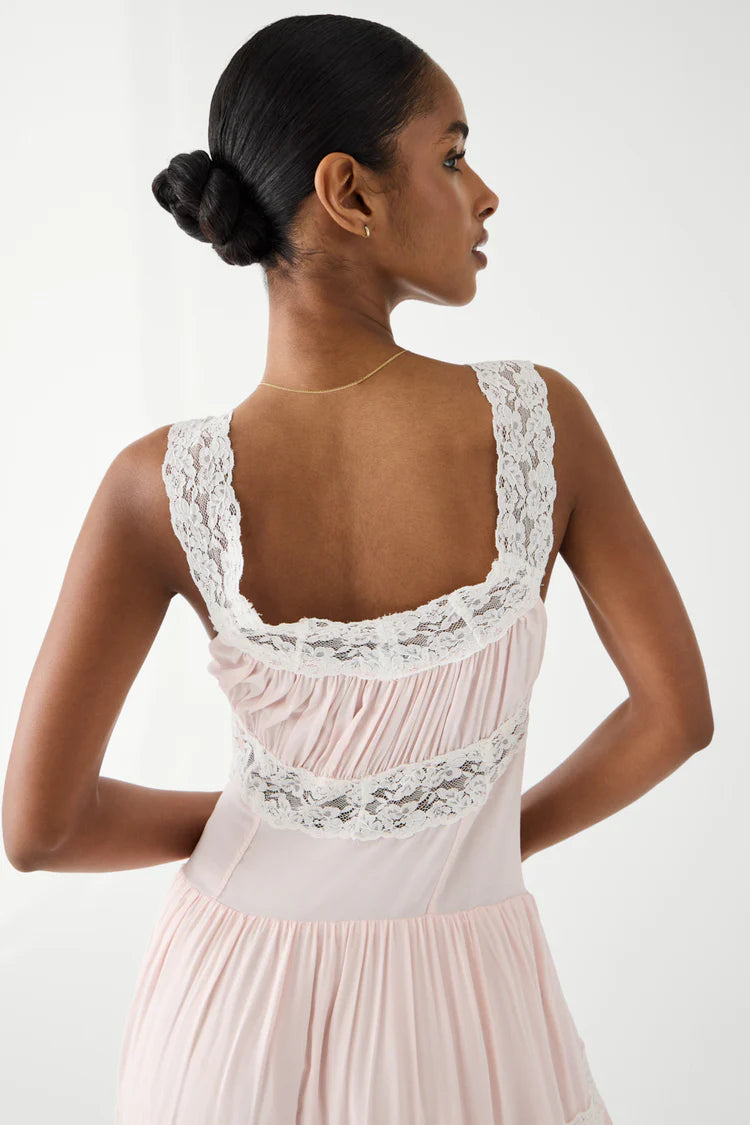 Frankies Bikinis Dakota Maxi Dress in Sweet Dreams Maxi Dress by Frankies Bikinis as seen on celebrities