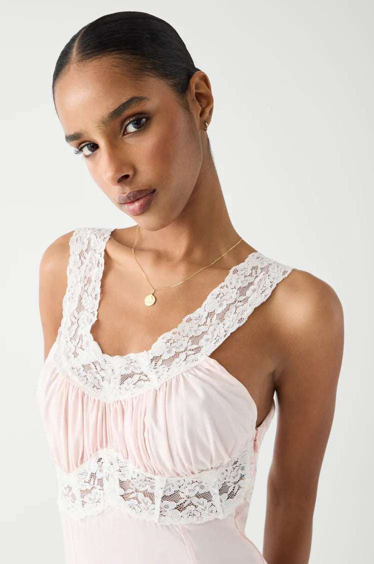 Frankies Bikinis Dakota Maxi Dress in Sweet Dreams Maxi Dress by Frankies Bikinis as seen on celebrities