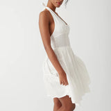 Frankies Bikinis Tulsa Halter Midi Dress as seen on Malin Andersson Maxi Dress by Frankies Bikinis as seen on celebrities