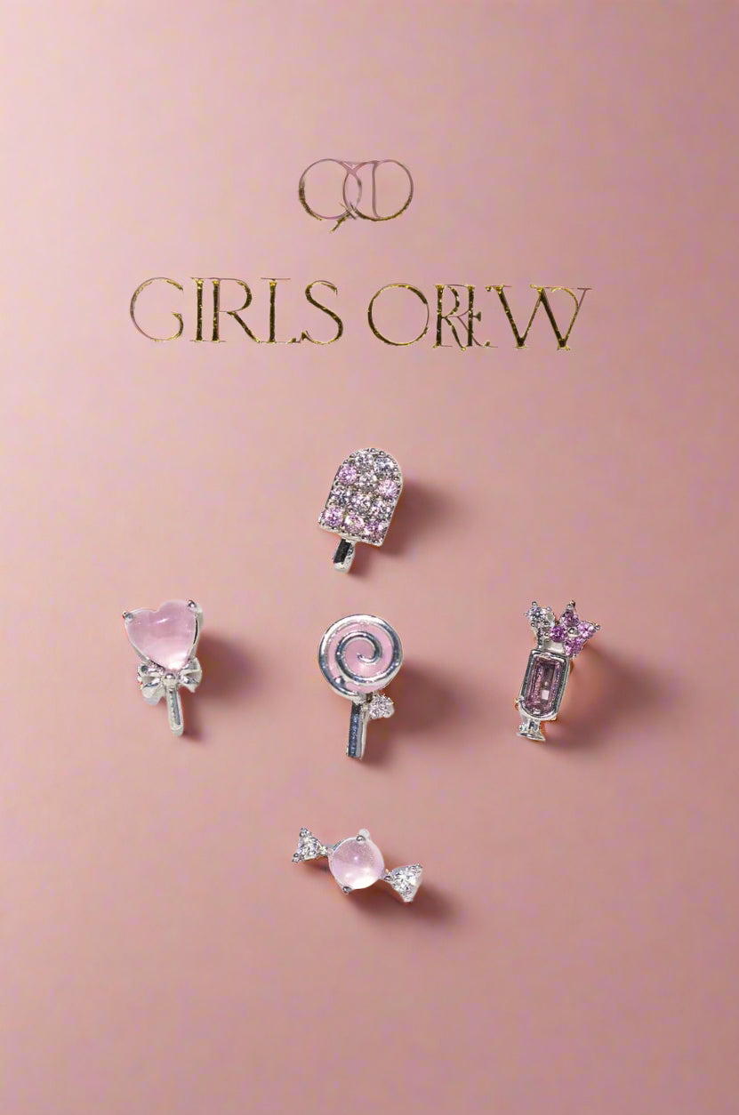Girls Crew Sweet Tooth Stud Earrings Earrings by Girls Crew as seen on celebrities