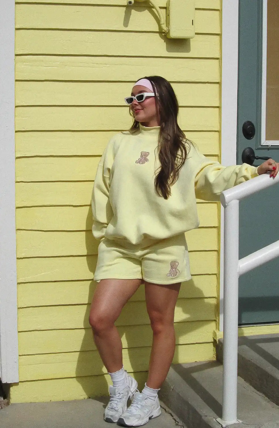 Happy Camp3r Banana Camp3y Mockneck Sweater