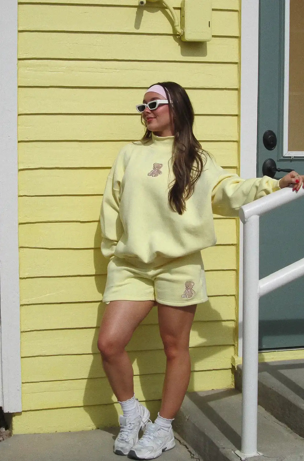 Happy Camp3r Banana Camp3y Mockneck Sweater