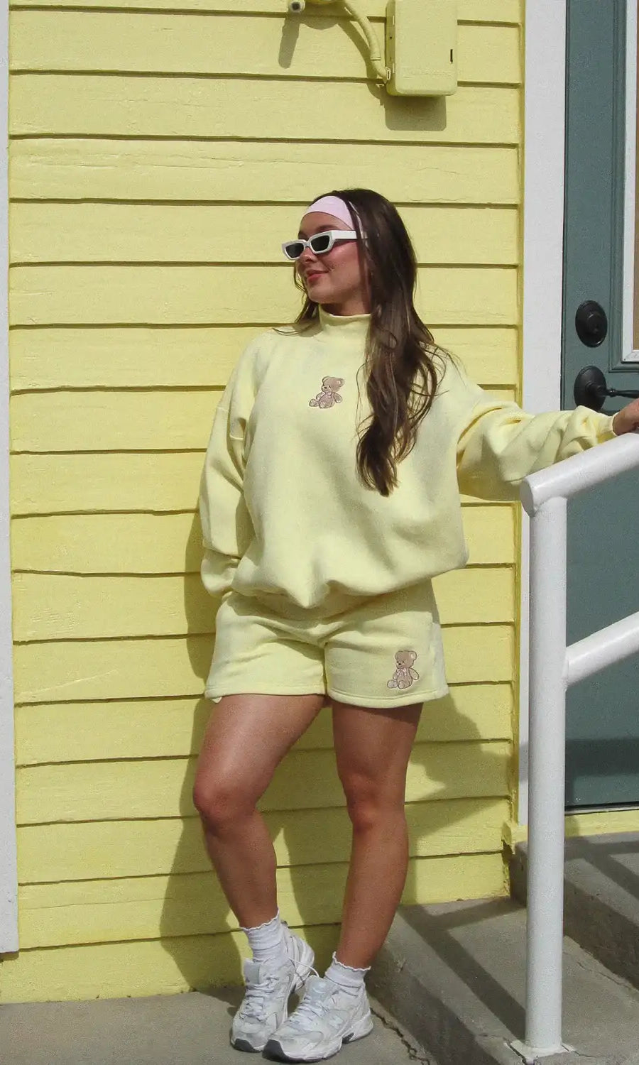 Happy Camp3r Banana Camp3y Mockneck Sweater