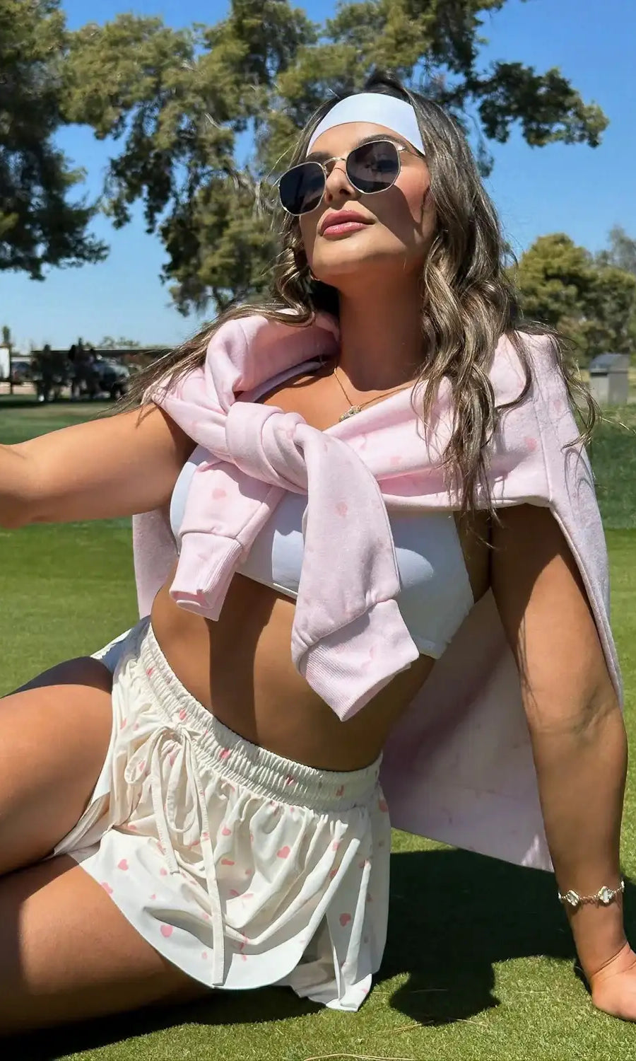 Happy Camp3r Sugar Petals Crewneck Sweater