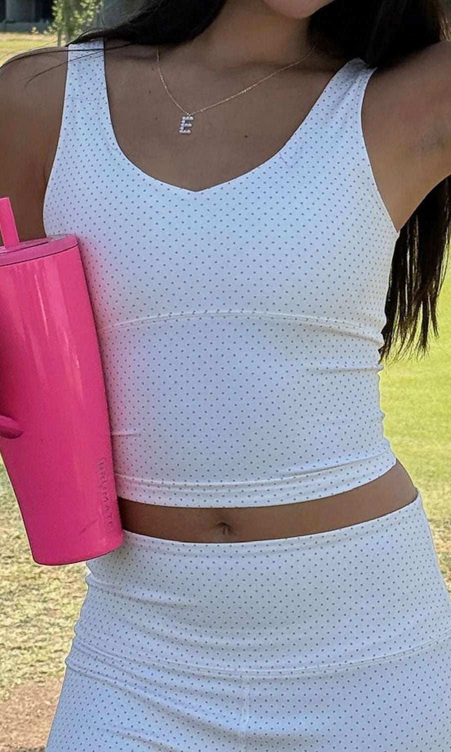 Happy Camp3r Whispering Dots Athleisure Tank Top