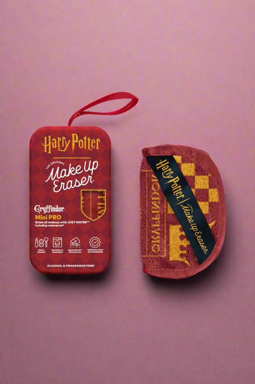 Harry Potter makeup eraser with packaging on a white background