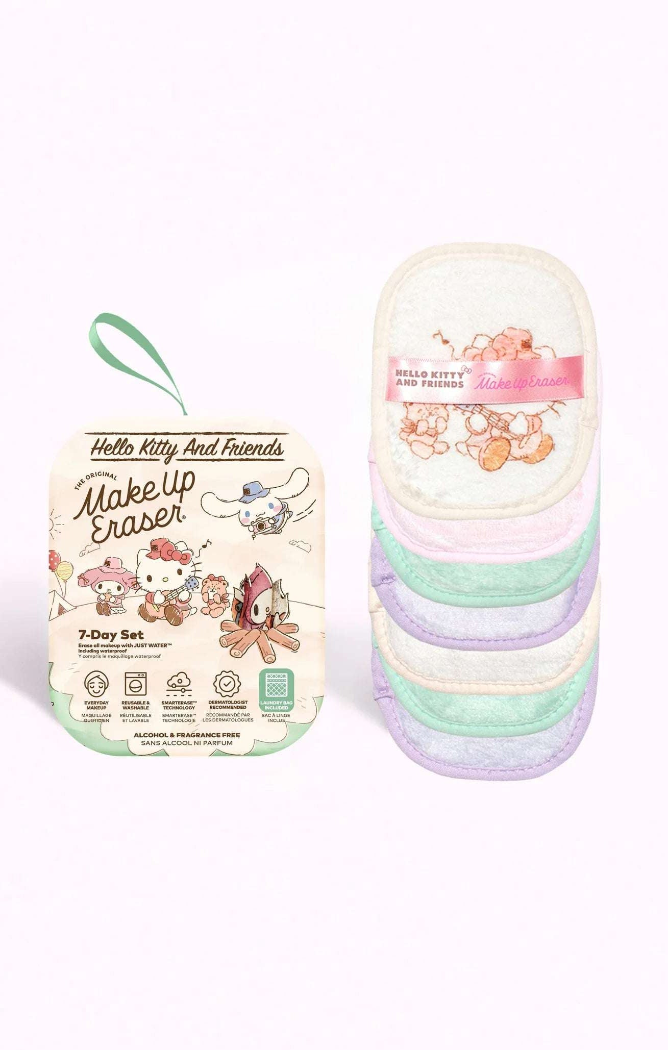 Makeup Eraser Hello Kitty & Friends Camping 7-Day Set © Sanrio Beauty Product by Makeup Eraser as seen on celebrities