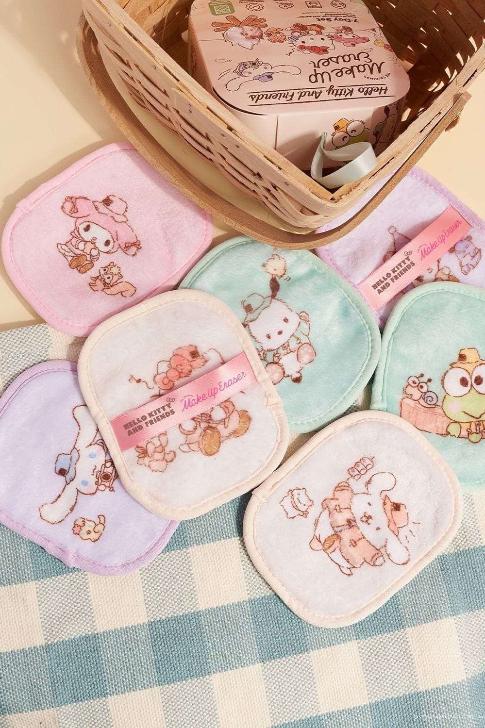 Makeup Eraser Hello Kitty & Friends Camping 7-Day Set © Sanrio Beauty Product by Makeup Eraser as seen on celebrities