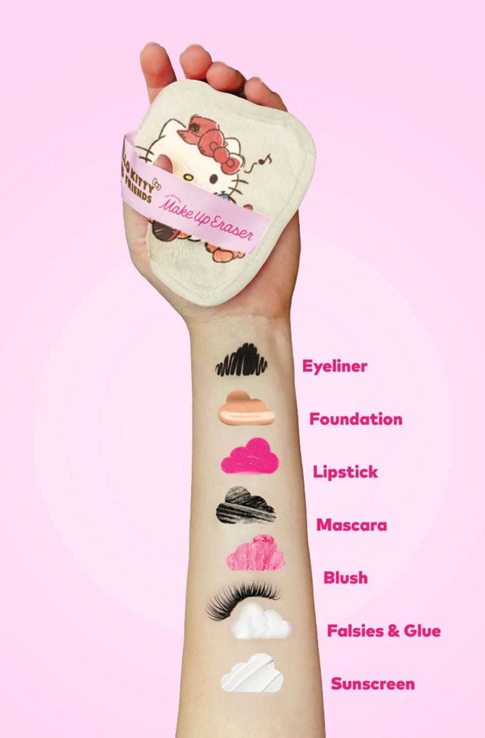 Makeup Eraser Hello Kitty & Friends Camping 7-Day Set © Sanrio Beauty Product by Makeup Eraser as seen on celebrities