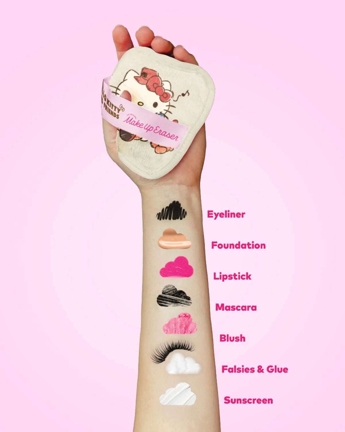 Makeup Eraser Hello Kitty & Friends Camping 7-Day Set © Sanrio Beauty Product by Makeup Eraser as seen on celebrities