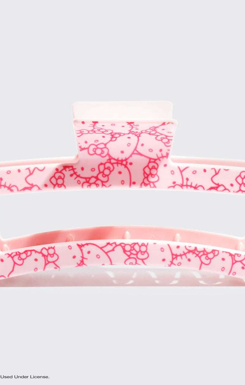 Hello Kitty x Kitsch Recycled Plastic Jumbo Open Shape Claw Clip Hair Band by Kitsch as seen on celebrities