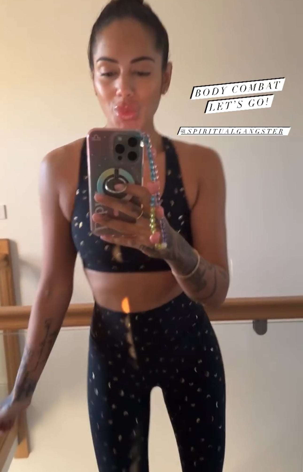 Spiritual Gangster Studio Dream Tech Sports Bra as seen on Malin Andersson Sports Bra by Spiritual Gangster as seen on celebrities