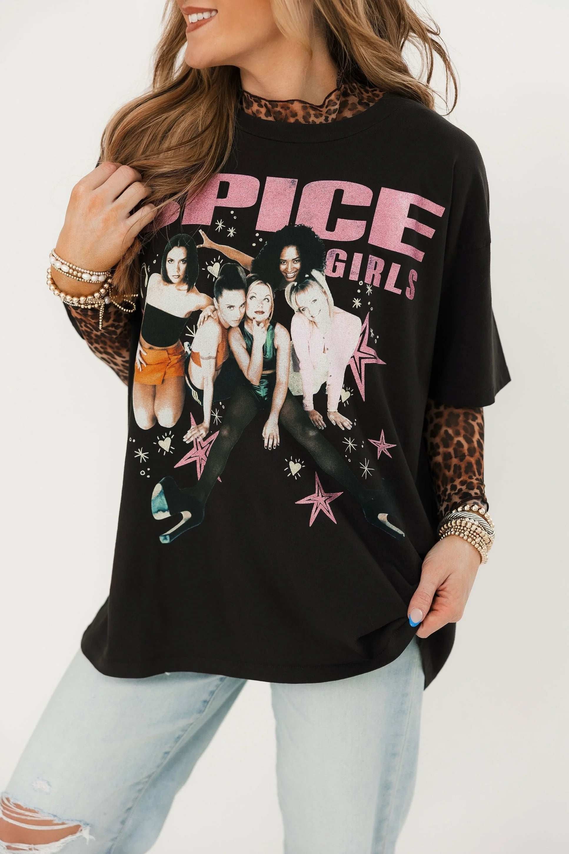 Daydreamer LA Spice Girls Doodles Merch Tee T-Shirt by Daydreamer LA as seen on celebrities