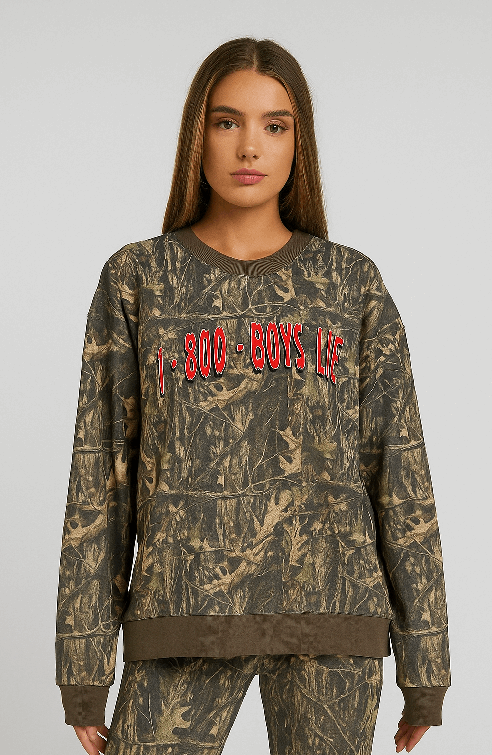 Boys Lie 1-800 Manhunt Kara Crewneck Sweater