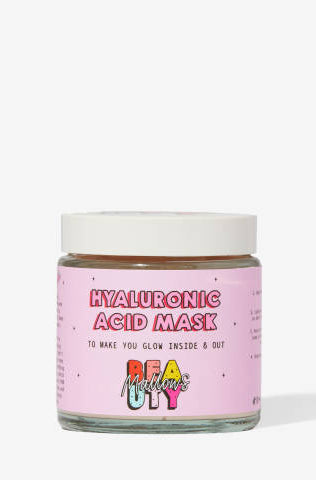 Mallows Beauty Hyaluronic Acid Pink Clay Face Mask Beauty Kit by Mallows Beauty as seen on celebrities
