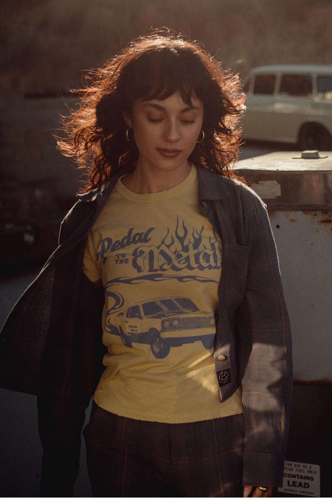 Junk Food Pedal to the Metal Tee T-Shirt by Junk Food as seen on celebrities