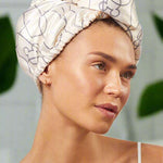 Kitsch & Mickey and Minnie Satin-Wrapped Hair Towel - Mickey Maze Beauty Product by Kitsch as seen on celebrities