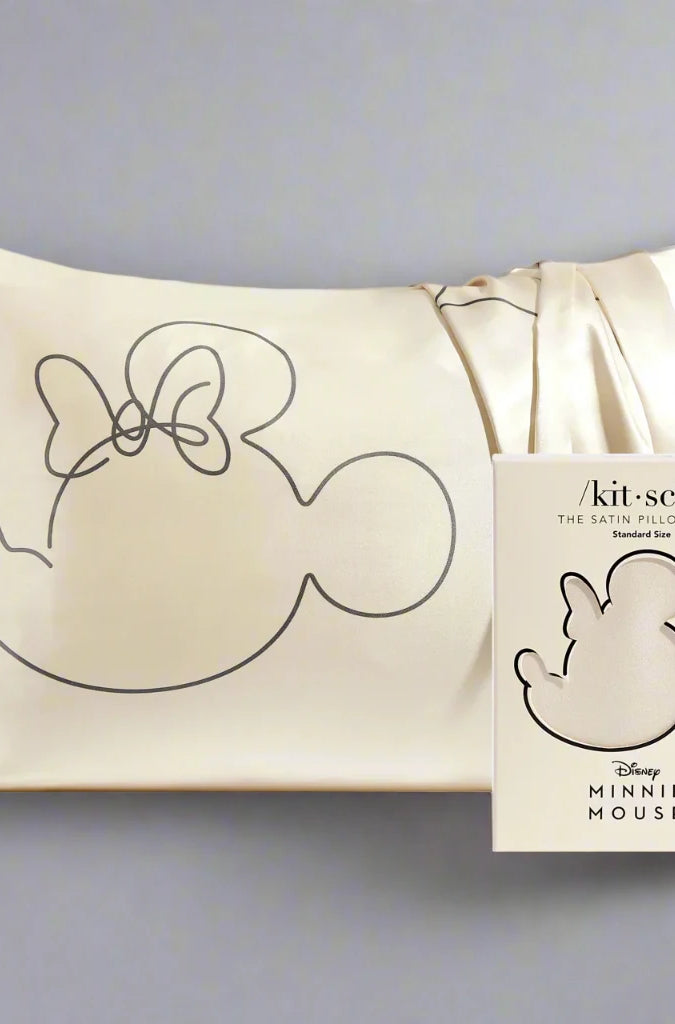 Kitsch & Mickey and Minnie Satin Pillowcase Standard Mrs Mouse Pillow by Kitsch as seen on celebrities