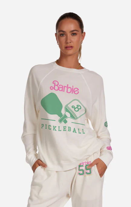Lauren Moshi Anela Barbie Pickleball Sweater Sweater by Lauren Moshi as seen on celebrities