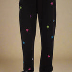 Lauren Moshi Chantria Neon Stud Elements Sweatpants Sweatpants by Lauren Moshi as seen on celebrities