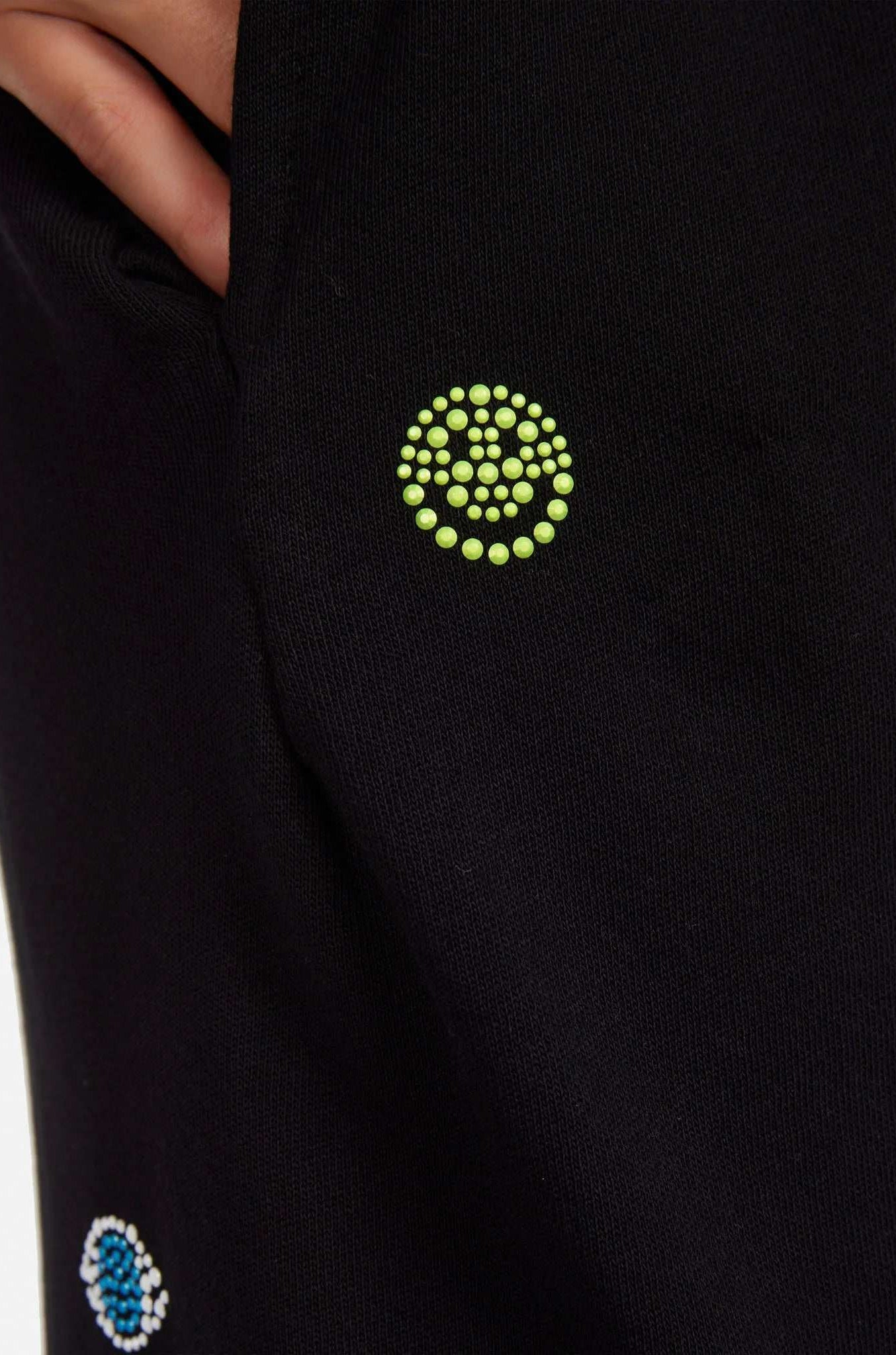 Lauren Moshi Chantria Neon Stud Elements Sweatpants Sweatpants by Lauren Moshi as seen on celebrities