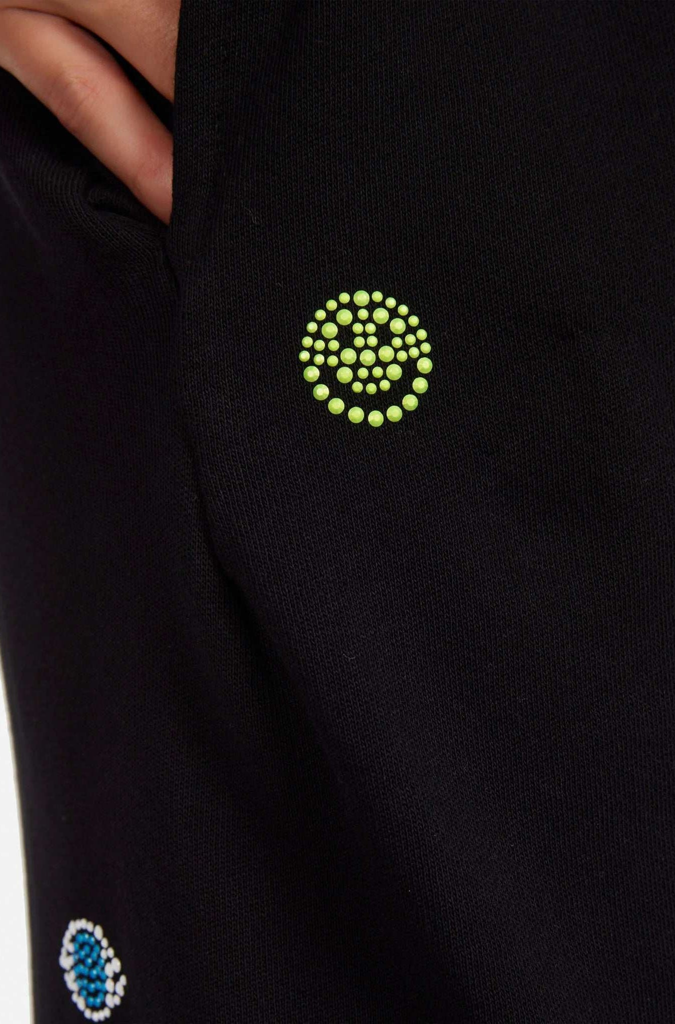 Lauren Moshi Chantria Neon Stud Elements Sweatpants Sweatpants by Lauren Moshi as seen on celebrities