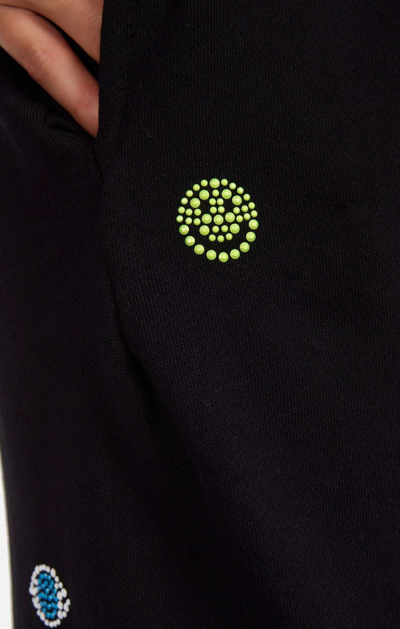 Lauren Moshi Chantria Neon Stud Elements Sweatpants Sweatpants by Lauren Moshi as seen on celebrities