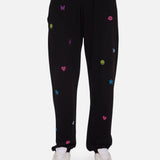 Lauren Moshi Chantria Neon Stud Elements Sweatpants Sweatpants by Lauren Moshi as seen on celebrities