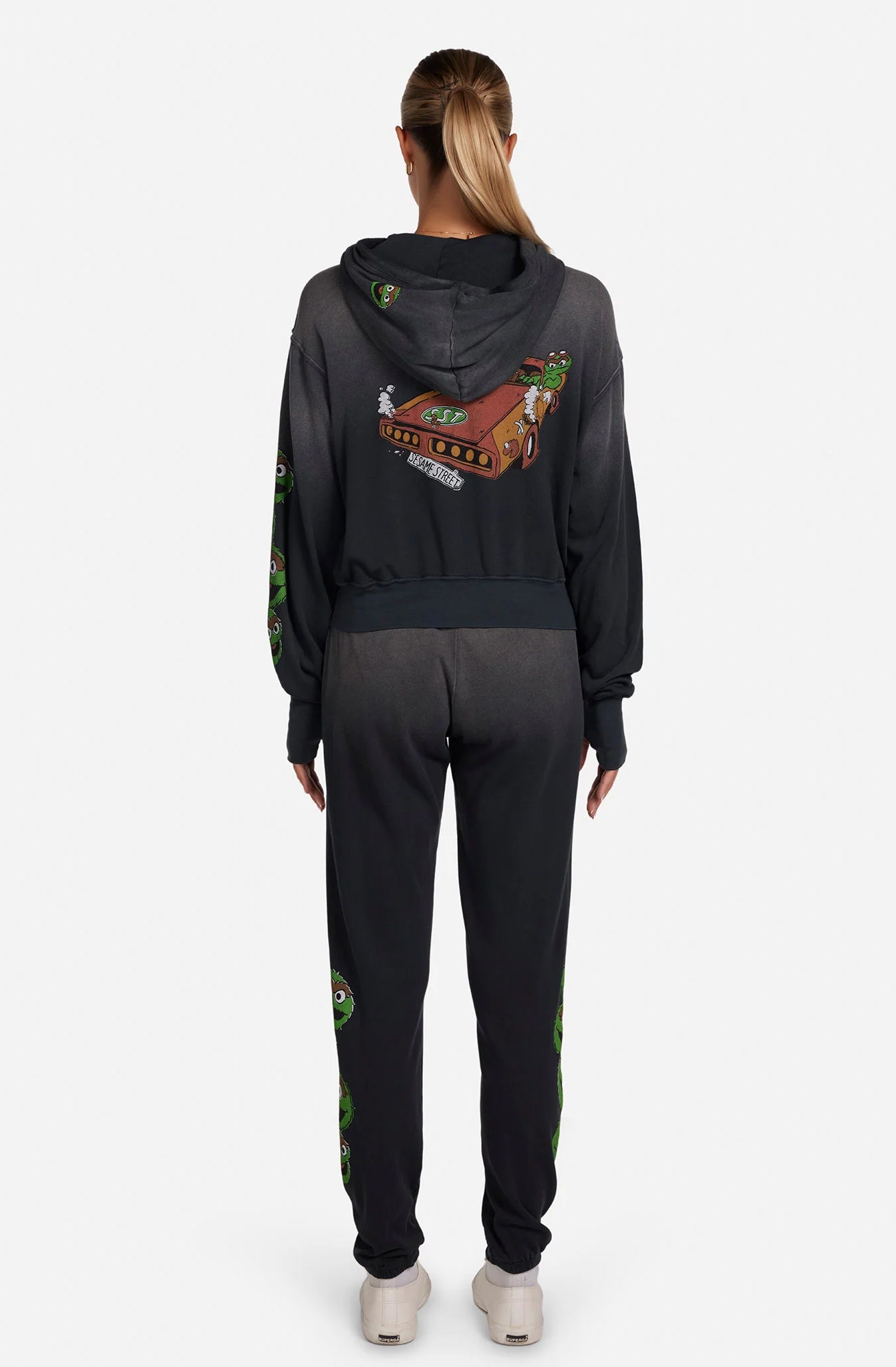 Lauren Moshi Hezly The Grouch Racing Zipper Hoodie Hoodie by Lauren Moshi as seen on celebrities