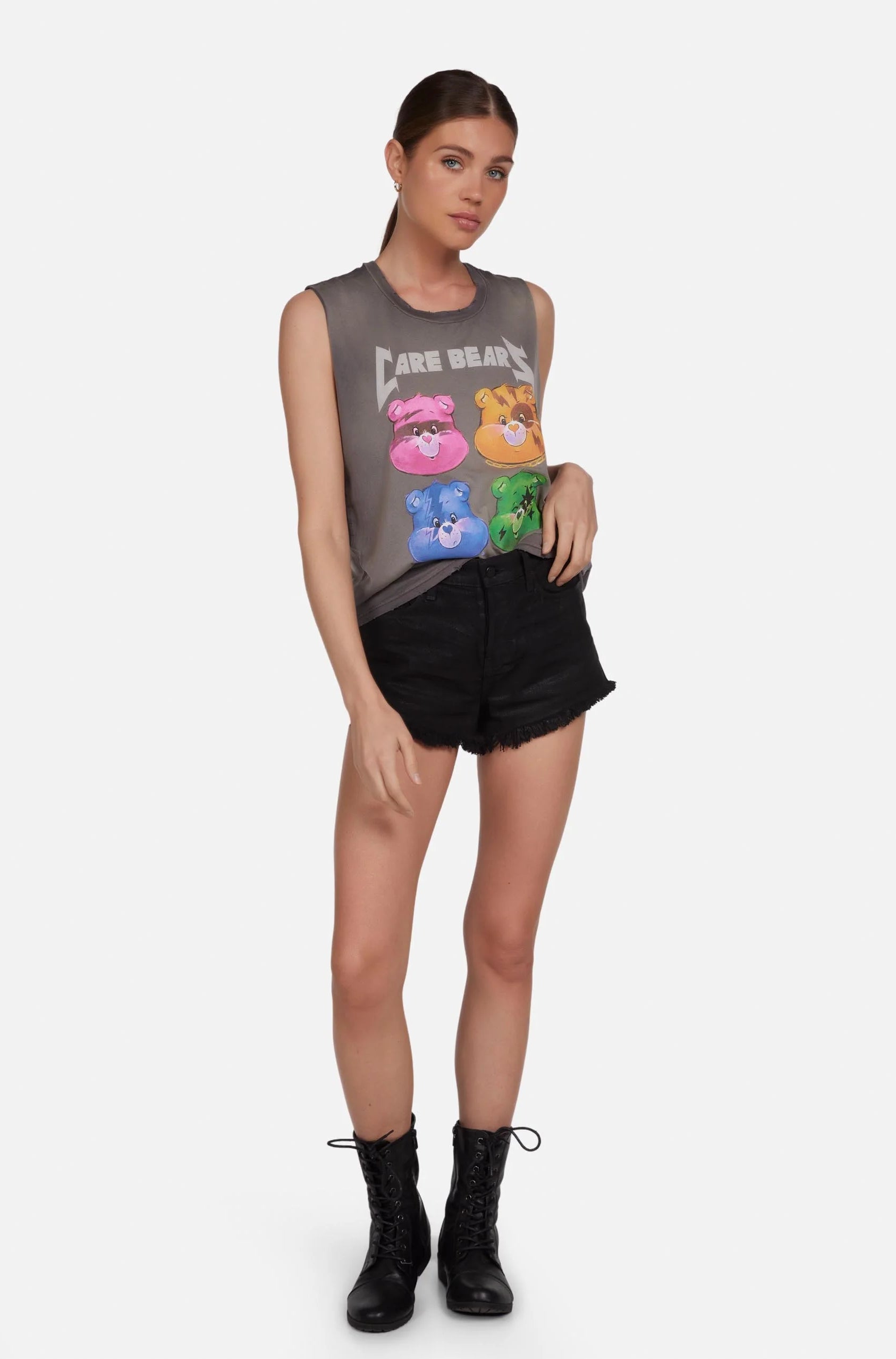 Lauren Moshi Kel Rock Care Bears Singlet Vest Top by Lauren Moshi as seen on celebrities