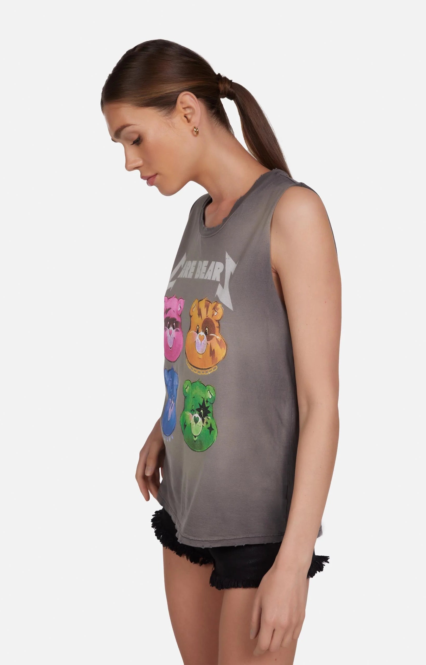 Lauren Moshi Kel Rock Care Bears Singlet Vest Top by Lauren Moshi as seen on celebrities
