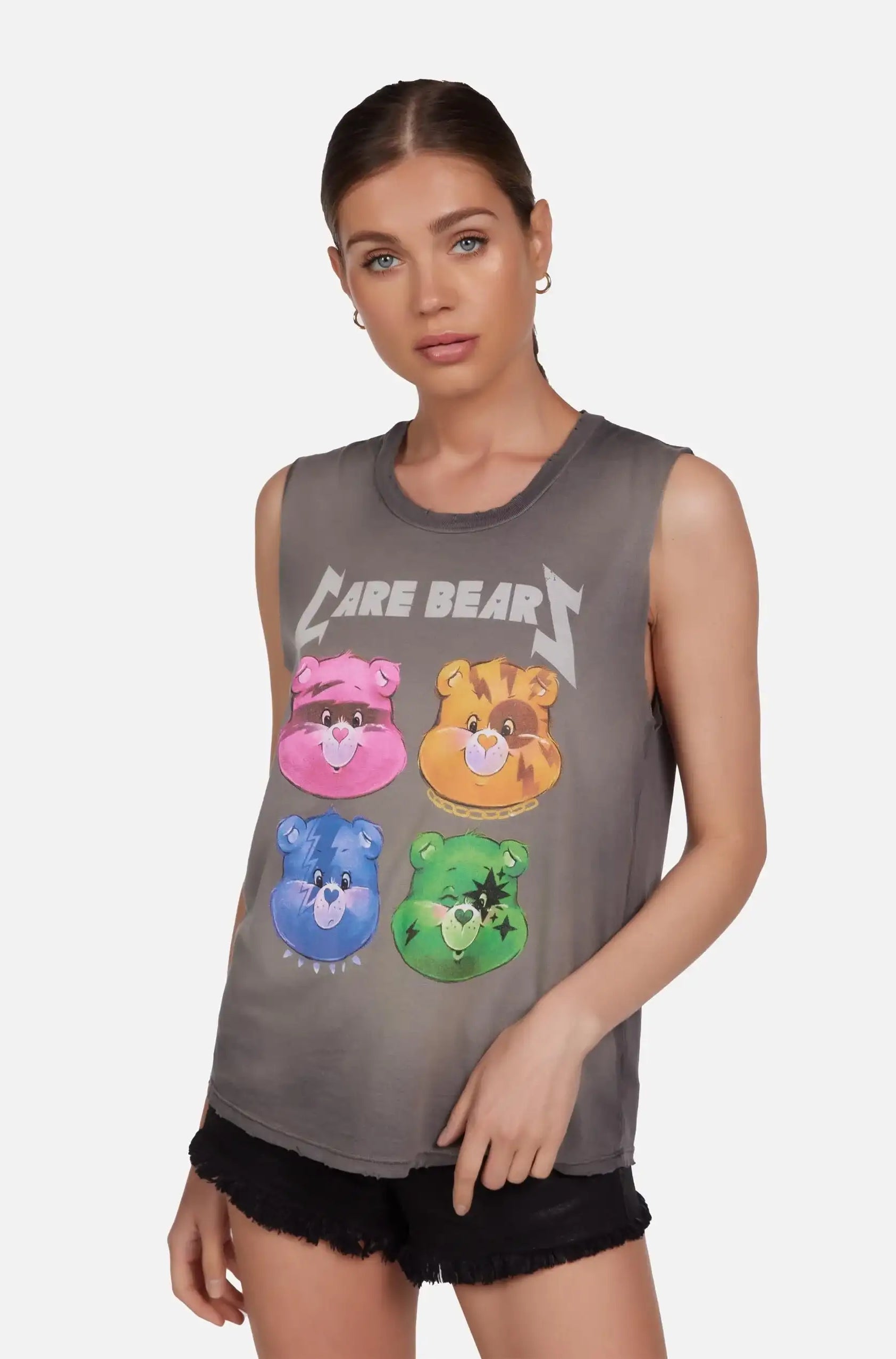 Lauren Moshi Kel Rock Care Bears Singlet Vest Top by Lauren Moshi as seen on celebrities