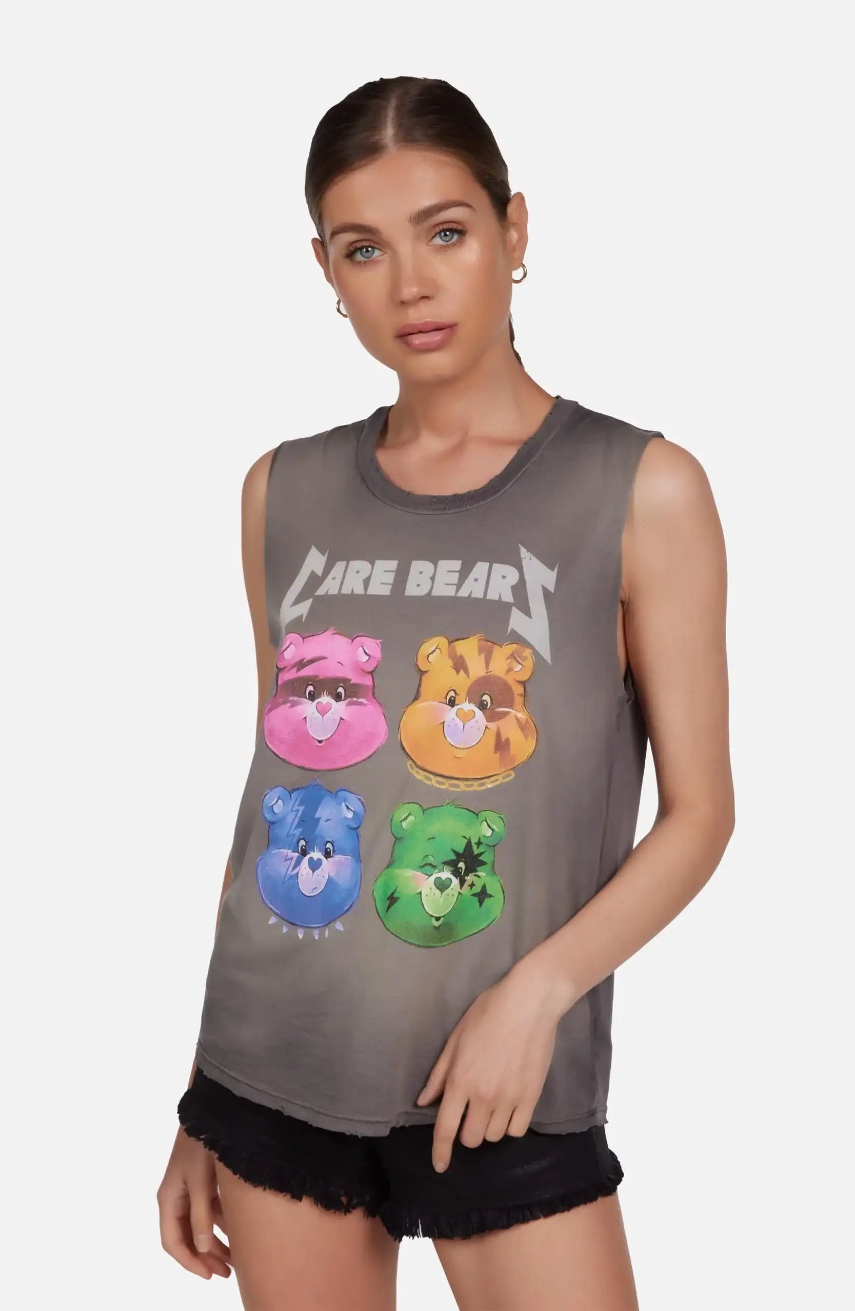 Lauren Moshi Kel Rock Care Bears Singlet Vest Top by Lauren Moshi as seen on celebrities
