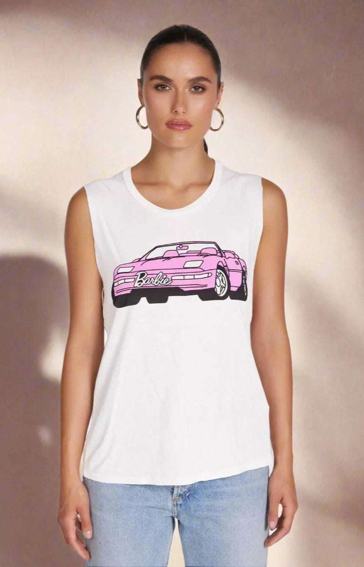 Lauren Moshi Kel X Barbie Convertible Tank Top T-Shirt by Lauren Moshi as seen on celebrities