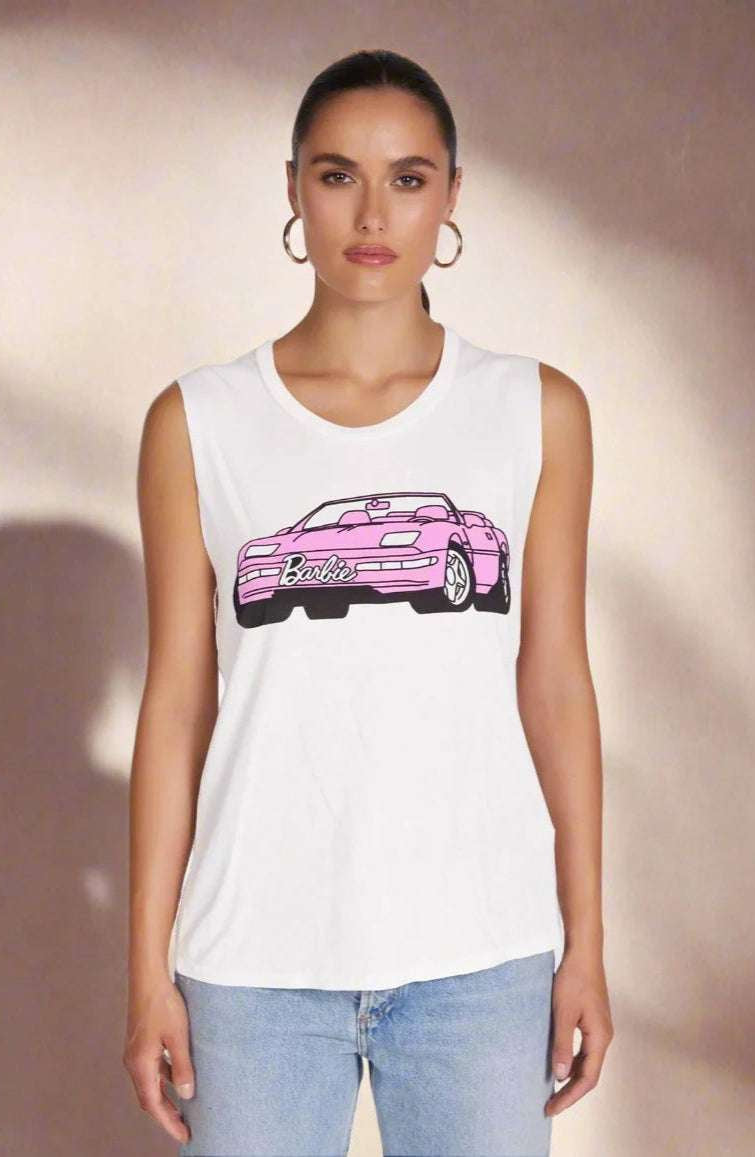Lauren Moshi Kel X Barbie Convertible Tank Top T-Shirt by Lauren Moshi as seen on celebrities