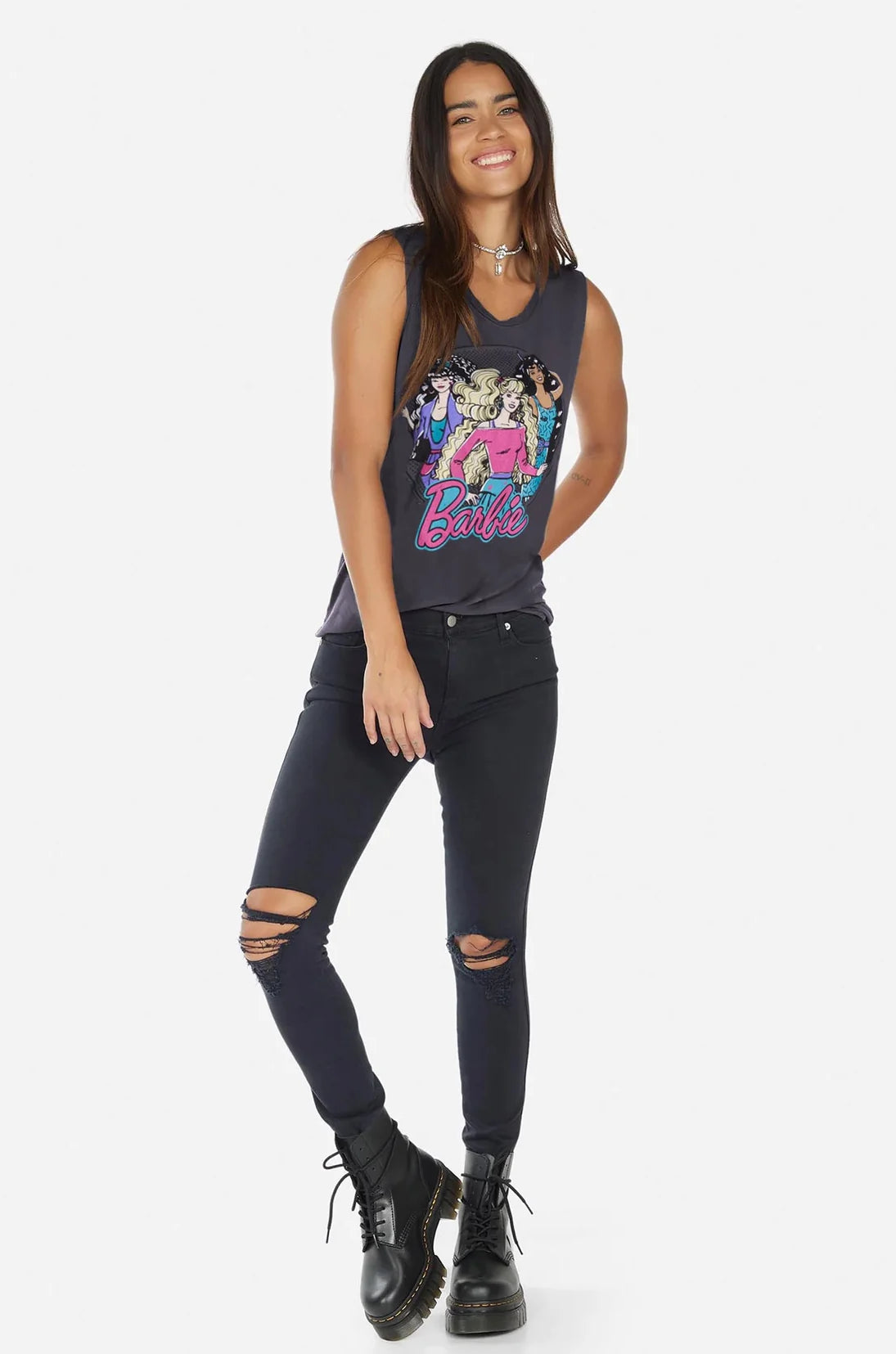 Lauren Moshi Kel X Barbie Tank Top T-Shirt by Lauren Moshi as seen on celebrities