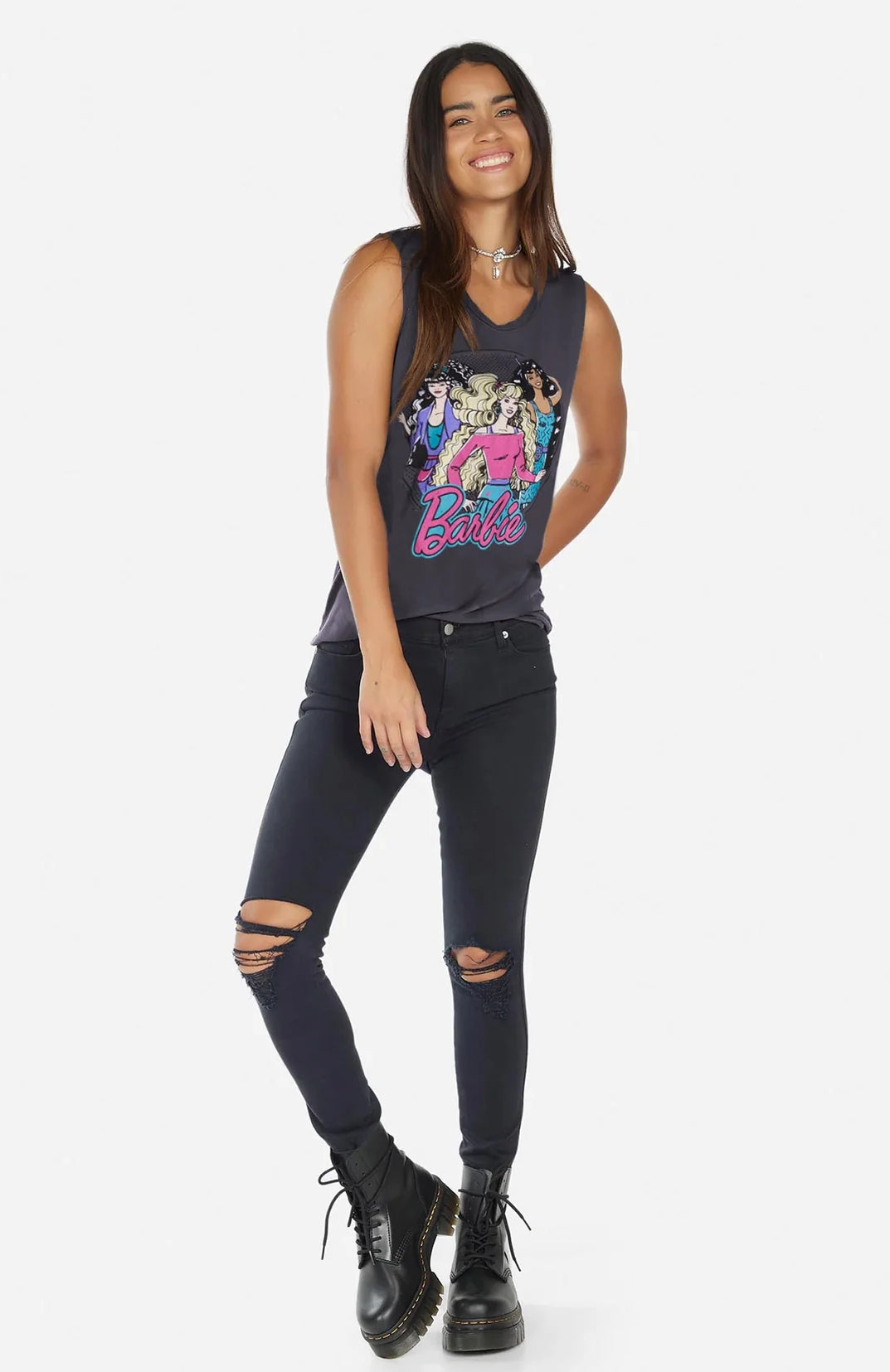 Lauren Moshi Kel X Barbie Tank Top T-Shirt by Lauren Moshi as seen on celebrities