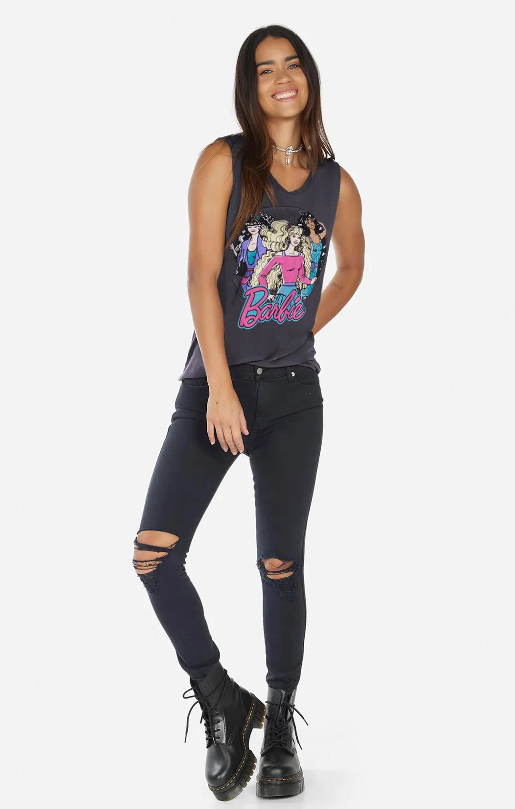 Lauren Moshi Kel X Barbie Tank Top T-Shirt by Lauren Moshi as seen on celebrities
