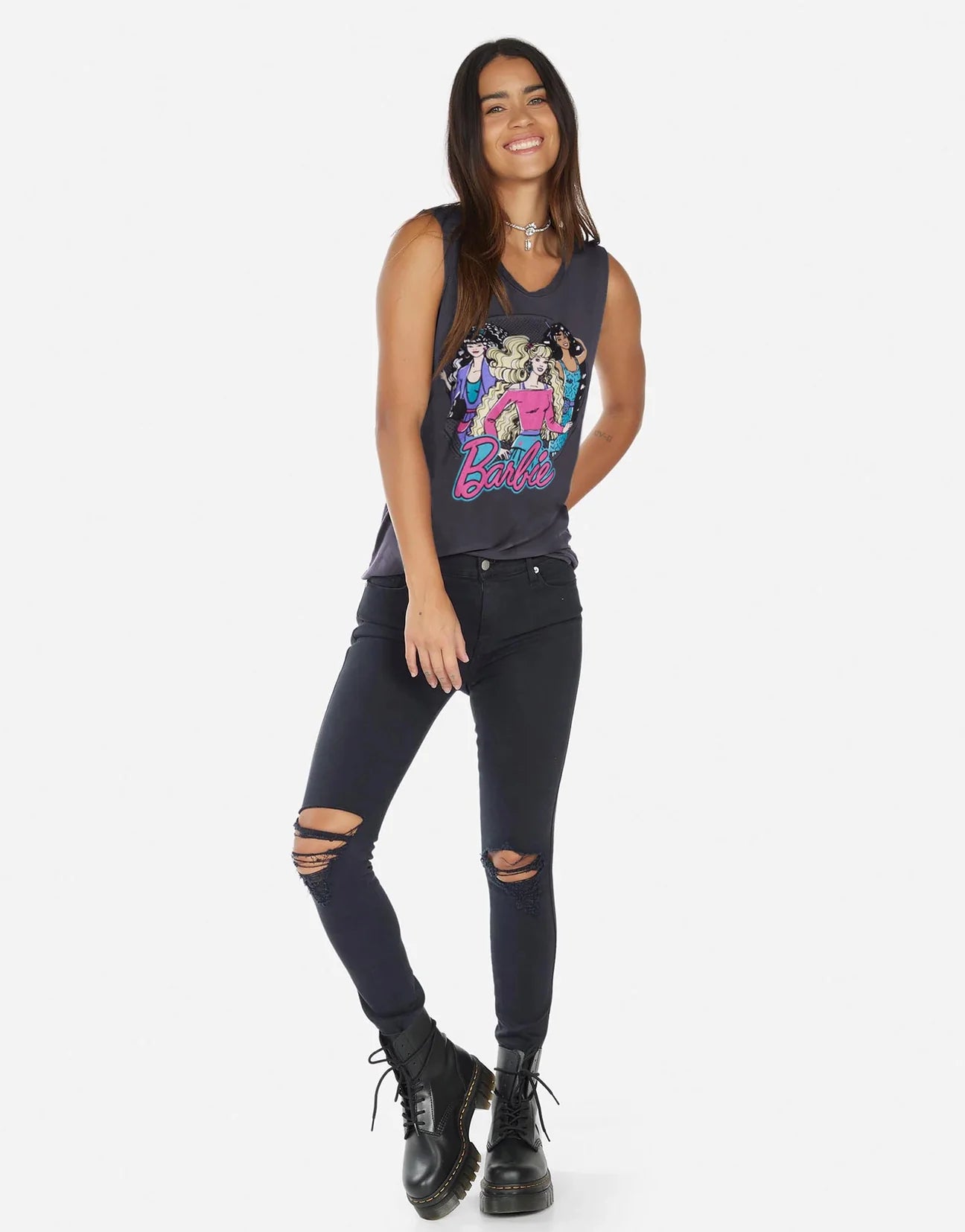 Lauren Moshi Kel X Barbie Tank Top T-Shirt by Lauren Moshi as seen on celebrities