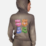 Lauren Moshi Lachelle Rock Care Bears Hoodie Sweater by Lauren Moshi as seen on celebrities